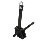 Seachoice Navy Anchor, Vinyl Coated Cast Iron, Black, 10 Lbs.