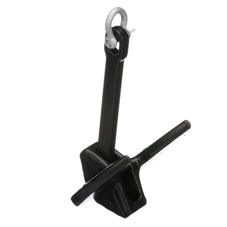 Seachoice Navy Anchor, Vinyl Coated Cast Iron, Black, 10 Lbs.