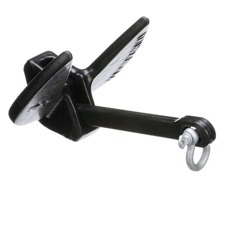 Seachoice Navy Anchor, Vinyl Coated Cast Iron, Black, 10 Lbs.