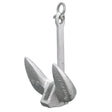 Seachoice Navy Anchor, Aluminum Plated Cast Iron, Silver, 15 Lbs.