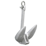 Seachoice Navy Anchor, Aluminum Plated Cast Iron, Silver, 15 Lbs.