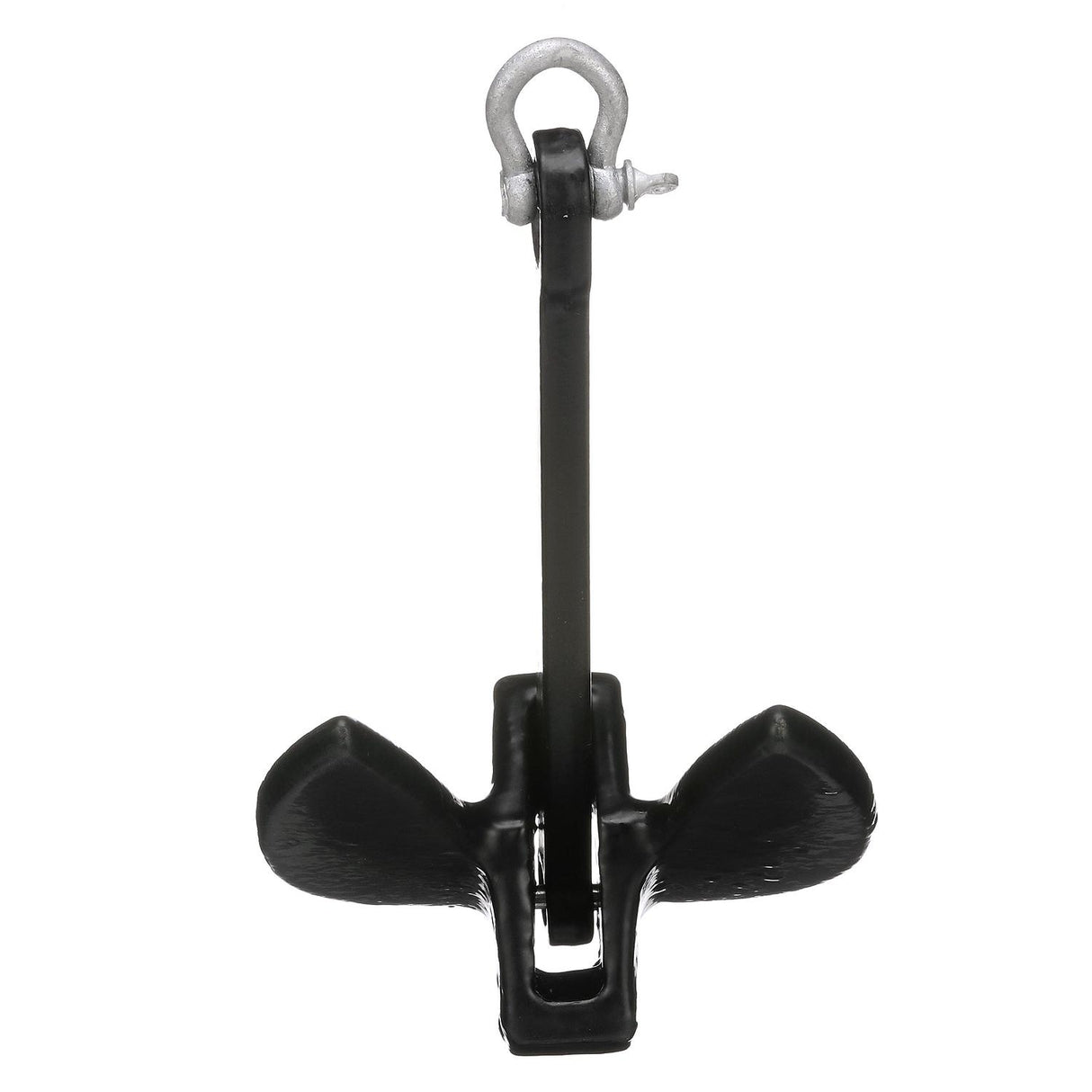 Seachoice Navy Anchor, Vinyl Coated Cast Iron, Black, 15 Lbs.
