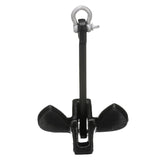 Seachoice Navy Anchor, Vinyl Coated Cast Iron, Black, 15 Lbs.
