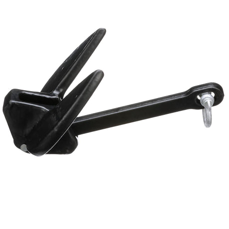 Seachoice Navy Anchor, Vinyl Coated Cast Iron, Black, 15 Lbs.