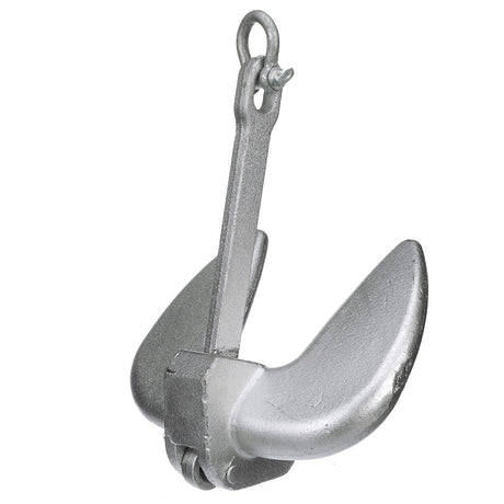 Seachoice Navy Anchor, Aluminum Plated Cast Iron, Silver, 20 Lbs.