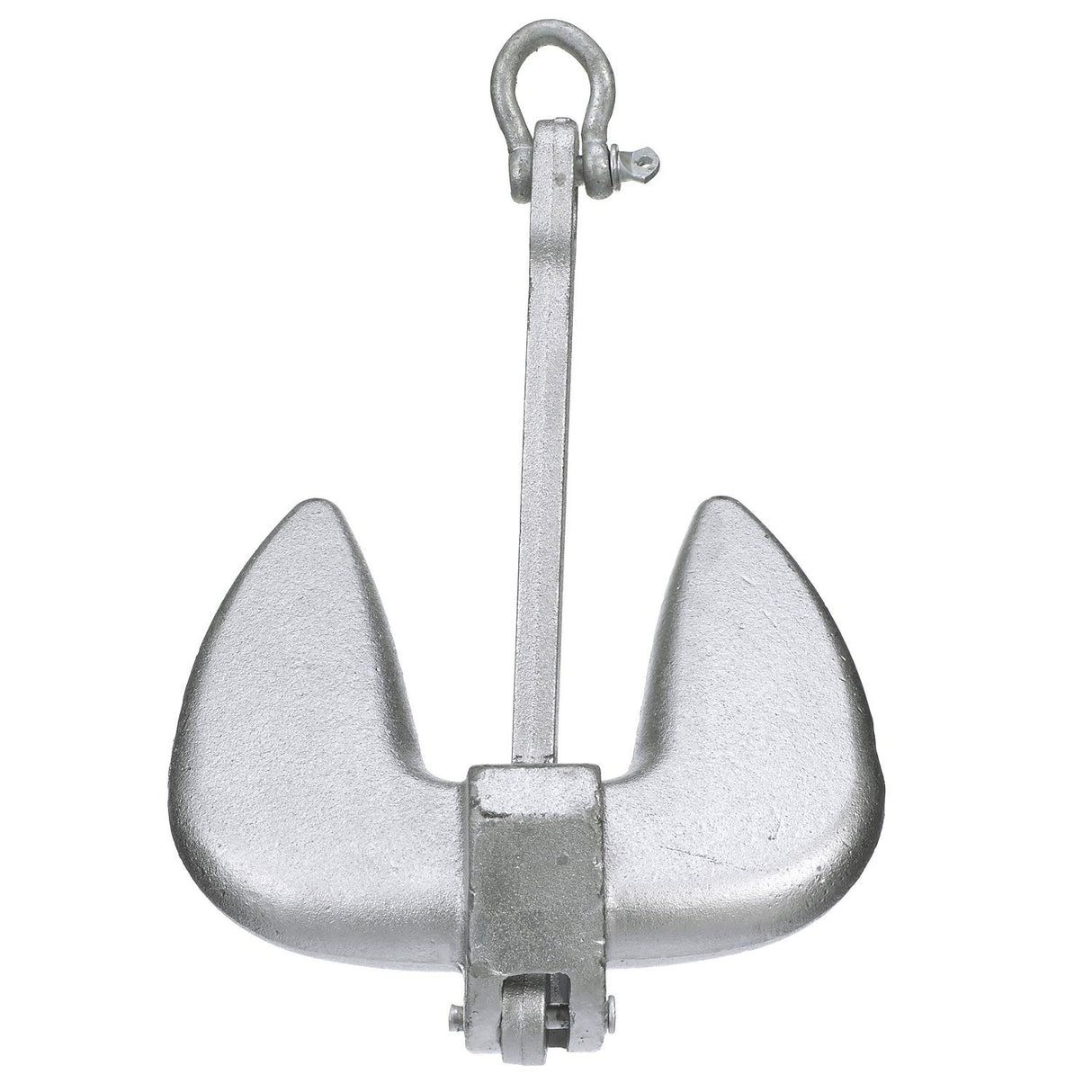 Seachoice Navy Anchor, Aluminum Plated Cast Iron, Silver, 20 Lbs.