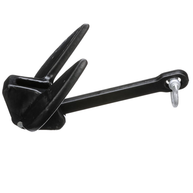 Seachoice Navy Anchor, Vinyl Coated Cast Iron, Black, 20 Lbs.