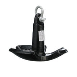 Seachoice River Anchor, Black Vinyl Coated Cast Iron, 12 Lbs.