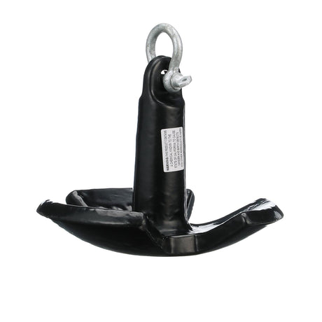 Seachoice River Anchor, Black Vinyl Coated Cast Iron, 12 Lbs.