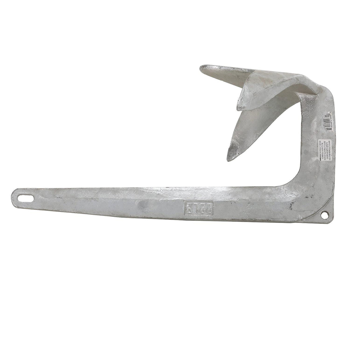 Seachoice Claw Boat Anchor, Hot-Dipped Galvanized Steel, 22 Lbs., For 30-Ft. Boat