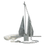 Seachoice Deluxe Anchor Kit, Hot-Dipped Galvanized Steel, Includes Lead Chain, Shackles, 150-Ft. Anchor Line, for Boats 25-30 Ft.