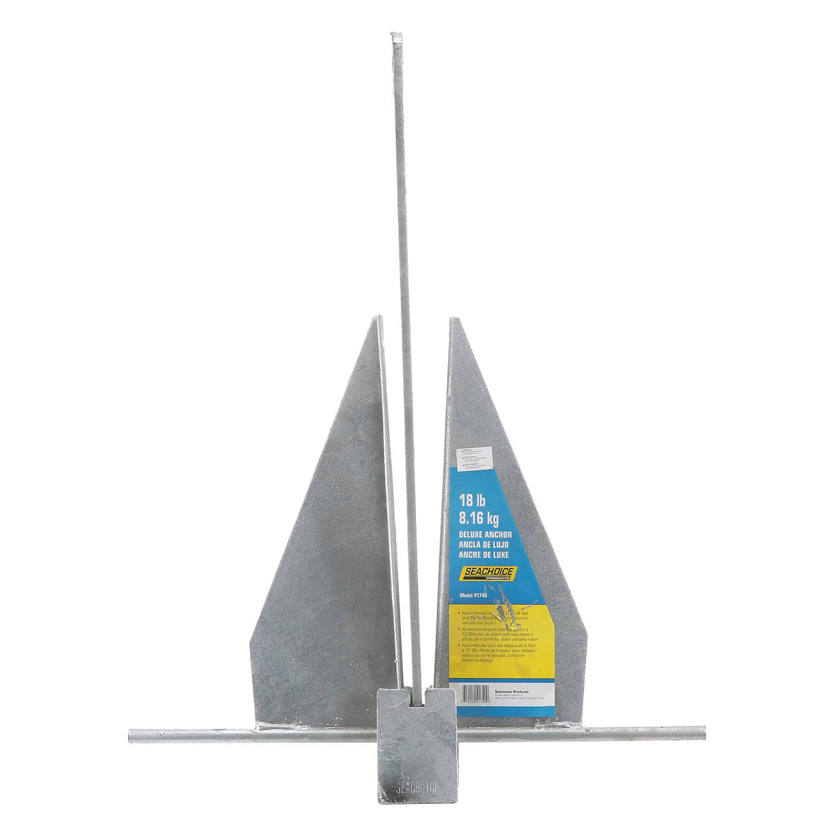 Seachoice Deluxe Anchor 18S Standard, Galvanized Steel