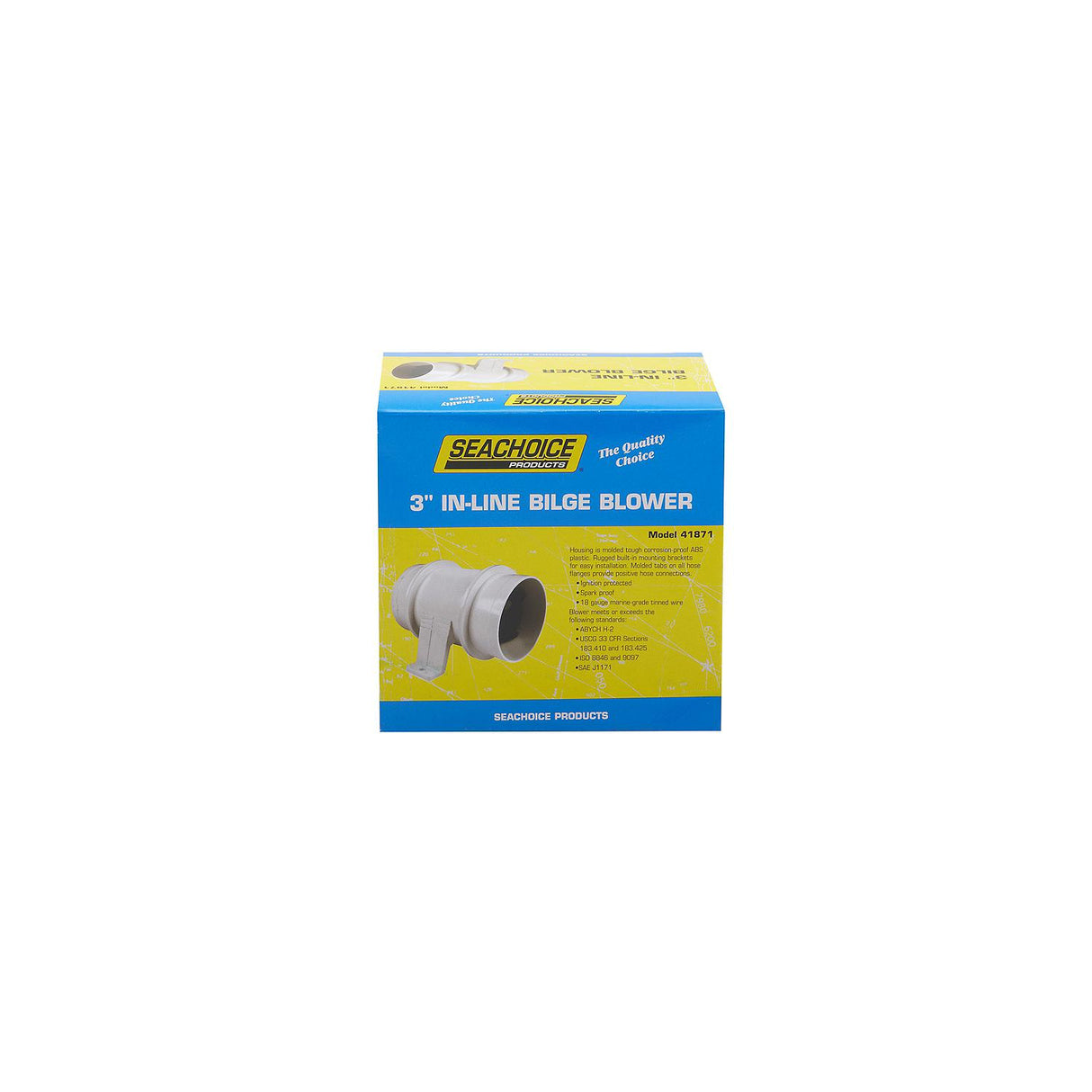 Seachoice In-Line Exhaust Blower, 3 In.
