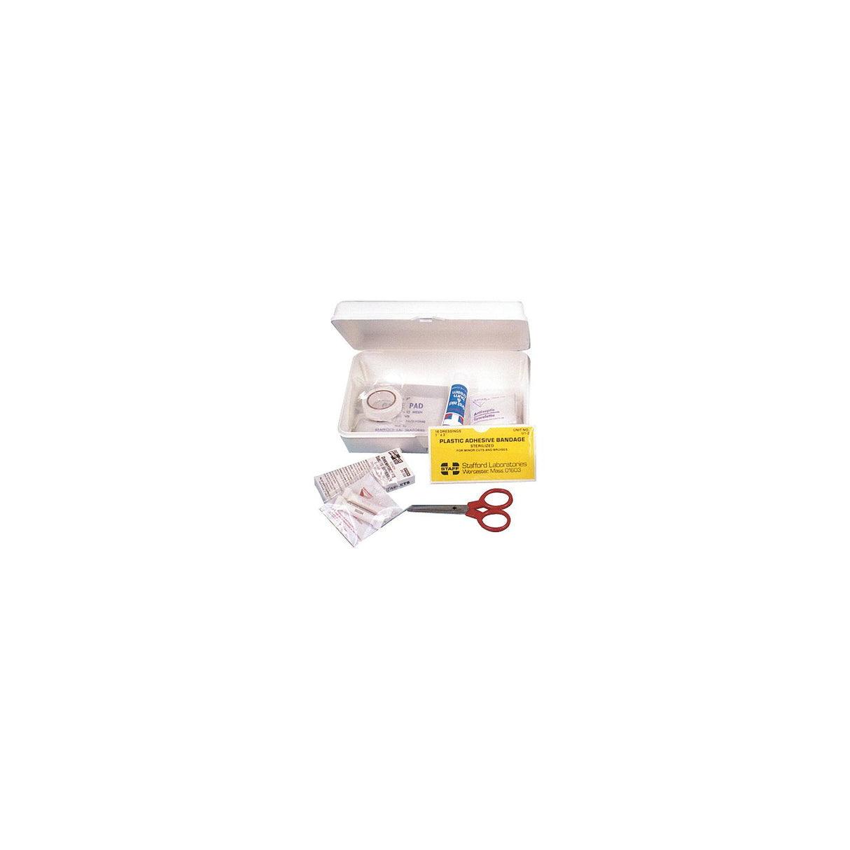Seachoice Basic First Aid Kit for Boats, Waterproof, Includes White Plastic Case