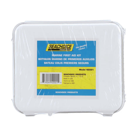 Seachoice Basic First Aid Kit for Boats, Waterproof, Includes White Plastic Case