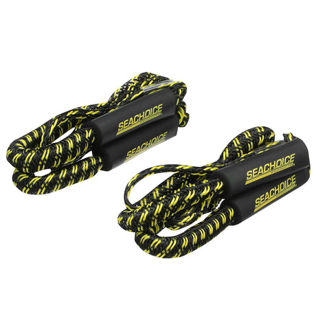 Seachoice Dock Line Bungee 6-9 Ft., Double-Braid, Pack of 2