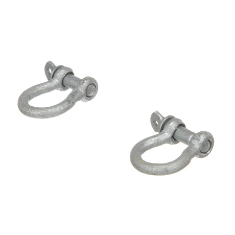 Seachoice Galvanized Anchor Shackle, 1/4 In., 1,100 Lbs. Max Load, Pack of 2