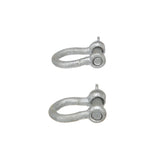 Seachoice 43061 Galvanized Anchor Shackle, 5/16 in., 1,650 Lbs. Max Load, Pack of 2
