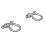 Seachoice 43061 Galvanized Anchor Shackle, 5/16 in., 1,650 Lbs. Max Load, Pack of 2