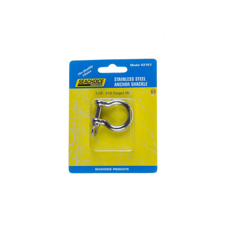 Seachoice Stainless Steel Anchor Shackle, 1/4 In.