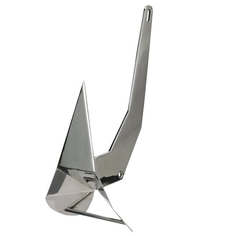 Seachoice Stainless Steel Plow Anchor, Corrosion Resistant, 14 Lbs., for Boats 20-30 Ft.