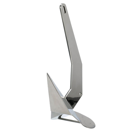 Seachoice Stainless Steel Plow Anchor, Corrosion Resistant, 22 Lbs., for Boats 30-40 Ft.