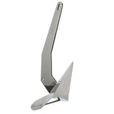Seachoice Stainless Steel Plow Anchor, Corrosion Resistant, 22 Lbs., for Boats 30-40 Ft.
