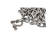Seachoice 304 Stainless Steel Chain with Shack, 3/16 In. x 4 Ft.
