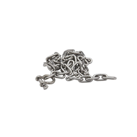 Seachoice 304 Stainless Steel Chain with Shack, 3/16 In. x 4 Ft.