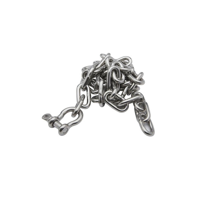 Seachoice 1/4 In. X 4 Ft. Chain, 304 Stainless Steel w/ Shack