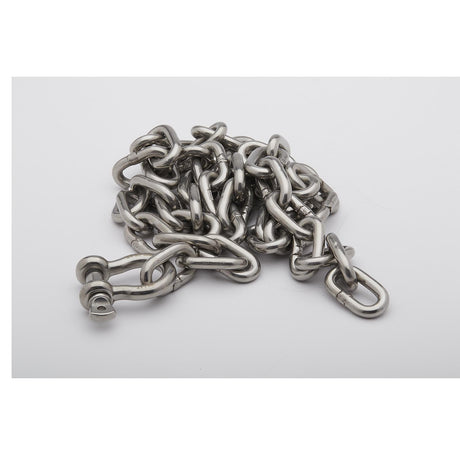 Seachoice 5/16 In. X 5 Ft. Chain, 304 Stainless Steel w/ Shack