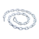 Seachoice Boat Anchor Chain, PVC, White, Coated, 1/4 In. X 4 Ft.
