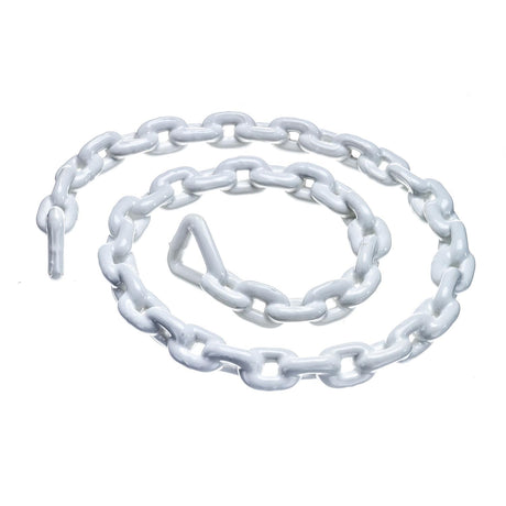 Seachoice Boat Anchor Chain, PVC, White, Coated, 1/4 In. X 4 Ft.