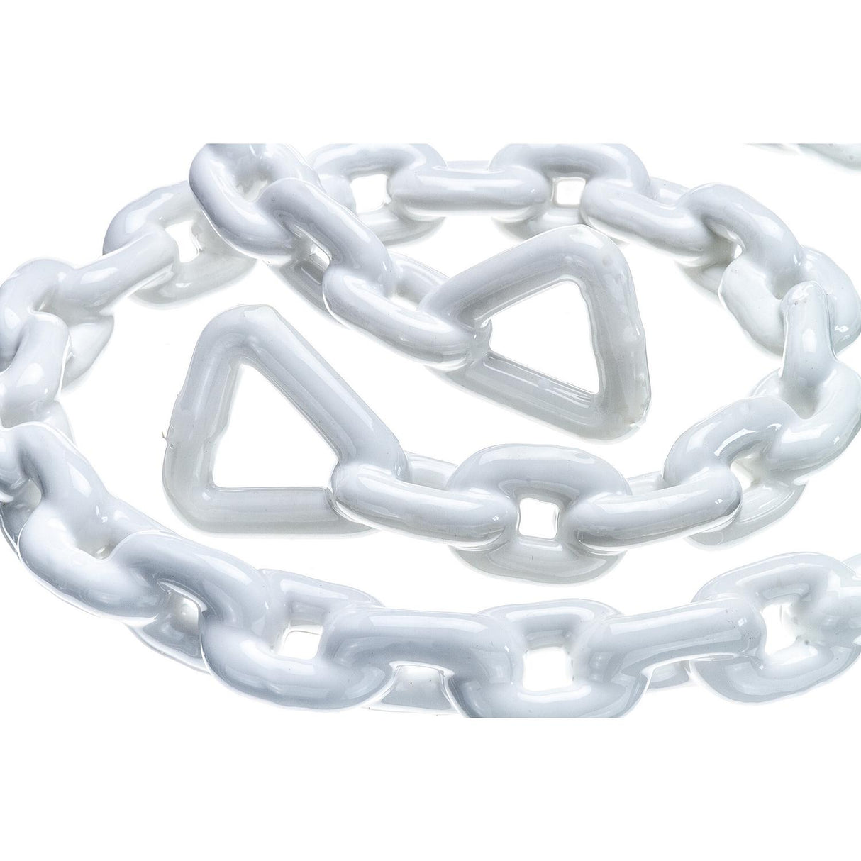 Seachoice Boat Anchor Chain, PVC, White, Coated, 5/16 In. X 5 Ft., For Boats Up to 40 Feet
