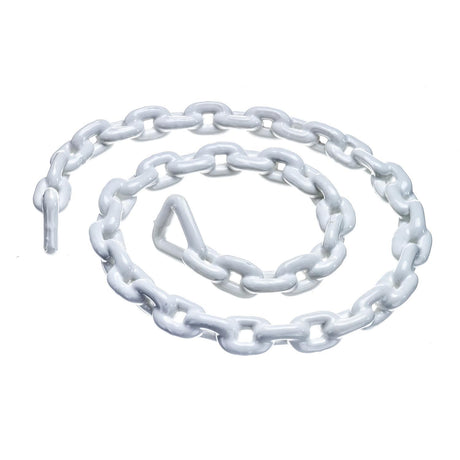 Seachoice Boat Anchor Chain, PVC, White, Coated, 5/16 In. X 5 Ft., For Boats Up to 40 Feet