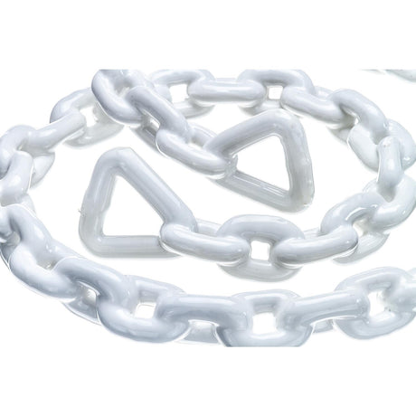 Seachoice Boat Anchor Chain, PVC, White, Coated, 3/8 In. X 6 Ft., For Boats Up to 54 Feet