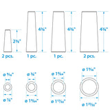 Seachoice Emergency Stopgap Assorted 1/2-2 in. Wood Plugs, Set of 6