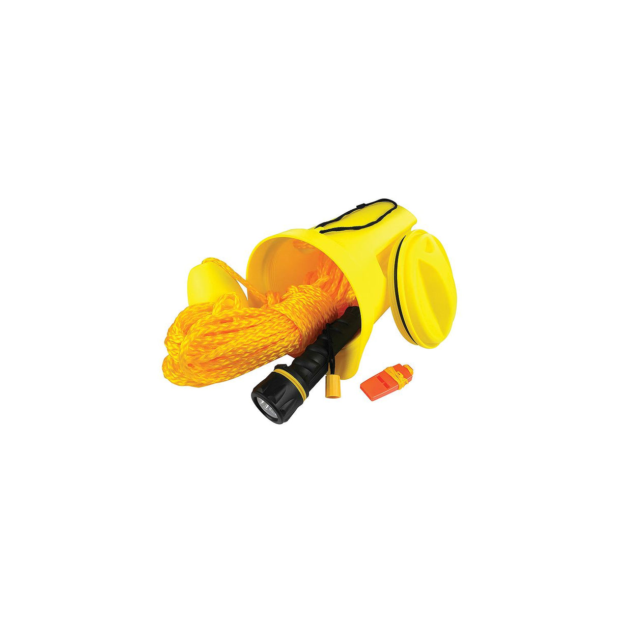 Seachoice 45431 Boat Bailer Safety Kit, Includes Flashlight, Whistle, 50 Ft. Line and Bailer
