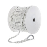Seachoice 47751 Boat Anchor Line Rope, 3-Strand Twisted, Nylon, White/Blue, 1/2 in. X 200 Ft.
