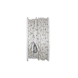 Seachoice 47911 Boat Anchor Line Rope, 3-Strand Twisted, Nylon, White/Blue, 3/8 in. X 200 Ft.