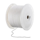 Seachoice Boat Tie Down Cord, White, 3/16 in. X 1,000 Ft., 600 Lbs. Tensile Strength, 8-Strand Braided Polypropylene