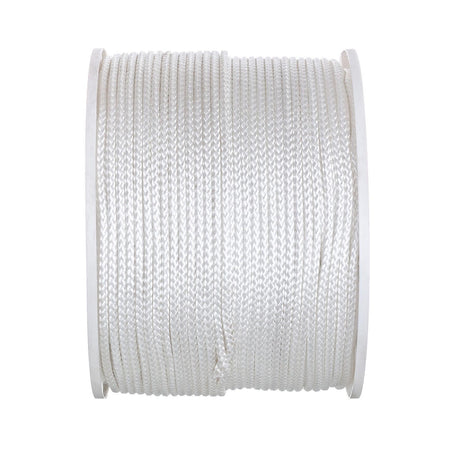 Seachoice Boat Tie Down Cord, White, 7/32 in. X 1,000 Ft., 825 Lbs. Tensile Strength, 8-Strand Braided Polypropylene
