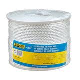 Seachoice Boat Tie Down Cord, White, 7/32 in. X 1,000 Ft., 825 Lbs. Tensile Strength, 8-Strand Braided Polypropylene