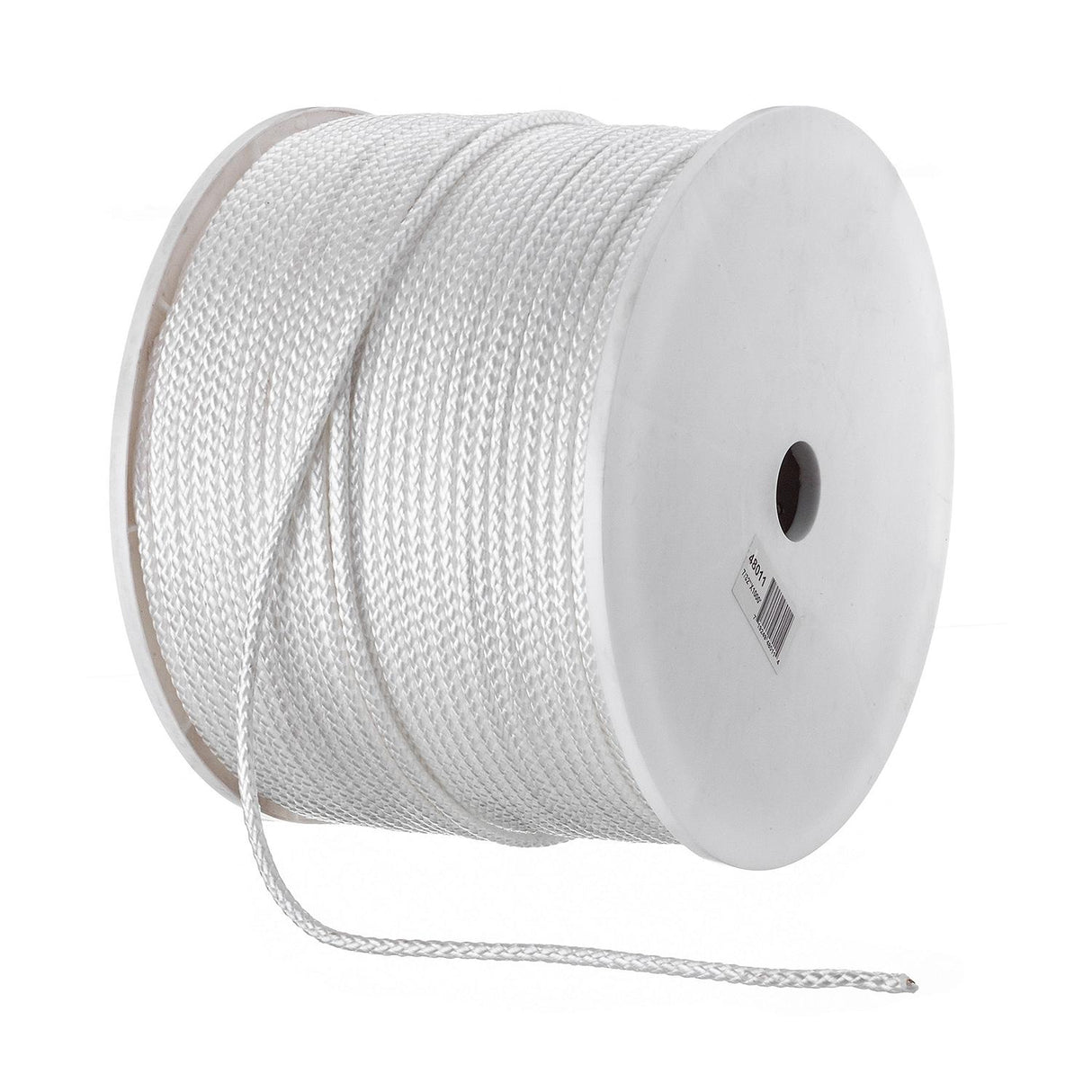 Seachoice Boat Tie Down Cord, White, 7/32 in. X 1,000 Ft., 825 Lbs. Tensile Strength, 8-Strand Braided Polypropylene