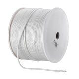 Seachoice Boat Tie Down Cord, White, 7/32 in. X 1,000 Ft., 825 Lbs. Tensile Strength, 8-Strand Braided Polypropylene