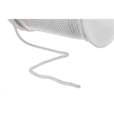 Seachoice Boat Tie Down Cord, White, 1/4 in. X 1,000 Ft., 1000 Lbs. Tensile Strength, 8-Strand Braided Polypropylene