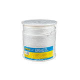 Seachoice Boat Tie Down Cord, White, 1/4 in. X 1,000 Ft., 1000 Lbs. Tensile Strength, 8-Strand Braided Polypropylene