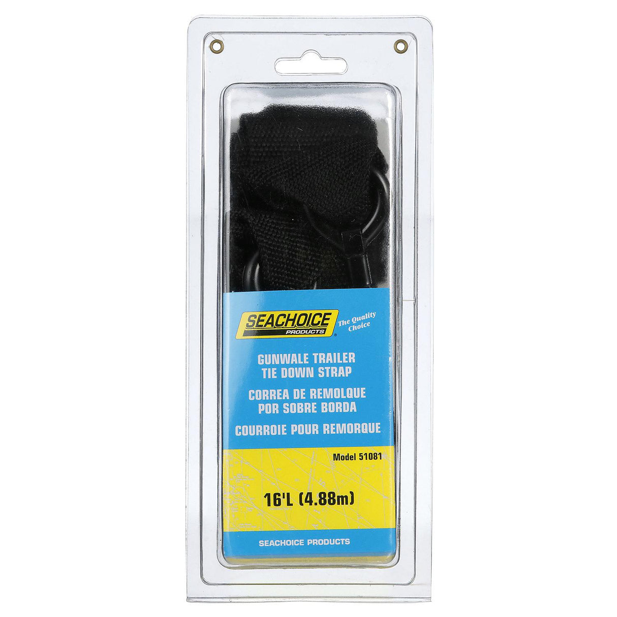 Seachoice Gunwale Tie Down Boat Strap, 16 Ft.