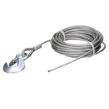 Seachoice Steel Winch Cable w/ Safety Hook, 3/16 In. X 25 Ft., 4,000-Lb. Tensile Strength