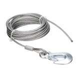 Seachoice Steel Winch Cable w/ Safety Hook, 3/16 In. X 25 Ft., 4,000-Lb. Tensile Strength